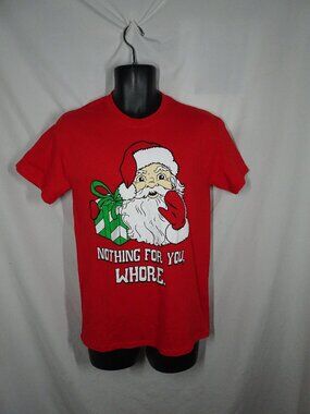 Spencer's Christmas Santa Claus Shirt Size S